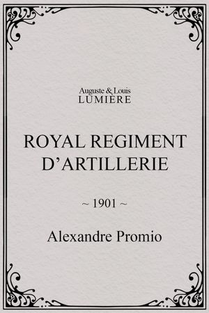Royal regiment d’artillerie's poster