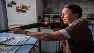 The Lady Terrorist's poster