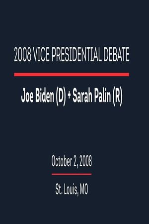 2008 Vice Presidential Debate's poster
