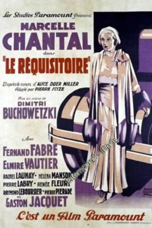 Le réquisitoire's poster