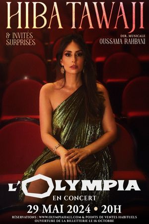 Hiba Tawaji à l'Olympia's poster