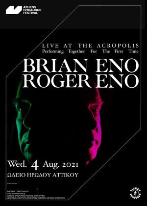 Brian Eno & Roger Eno: Live at the Acropolis, Athens's poster