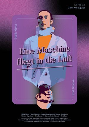 Eine Maschine fliegt in die Luft's poster image