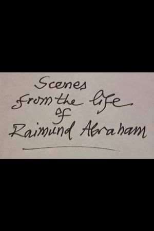 Scenes from the Life of Raimund Abraham's poster