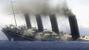 Sinking of the Lusitania: Terror at Sea's poster
