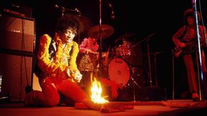 The Jimi Hendrix Experience: Live at Monterey's poster