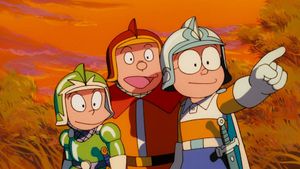Doraemon: Nobita's Three Visionary Swordsmen's poster