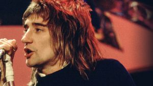 Rod Stewart at the BBC 2's poster
