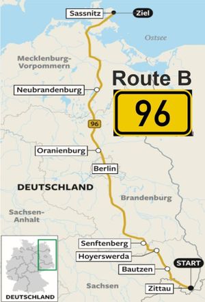 Route B96's poster image