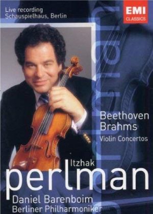 Beethoven/Brahms - Violin Concertos (Perlman, Barenboim)'s poster