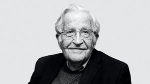 Noam Chomsky: Distorted Morality's poster