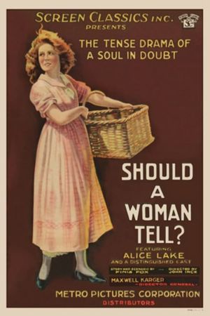 Should a Woman Tell?'s poster