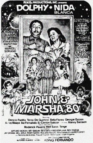 John & Marsha '80's poster