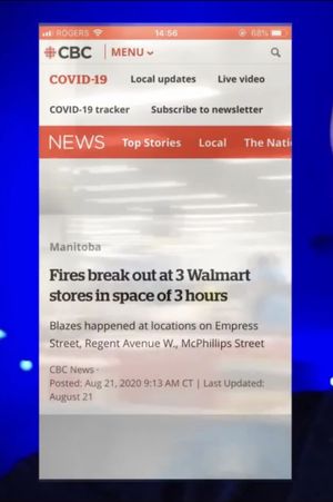 WALMART FIRES's poster