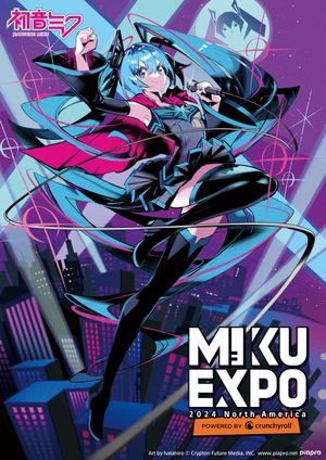 HATSUNE MIKU EXPO 2024 North America's poster