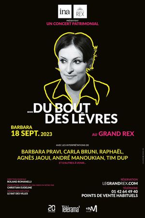 Immortelle Barbara - « …Du bout des lèvres » au Grand Rex à Paris, le 18/09/2023's poster image