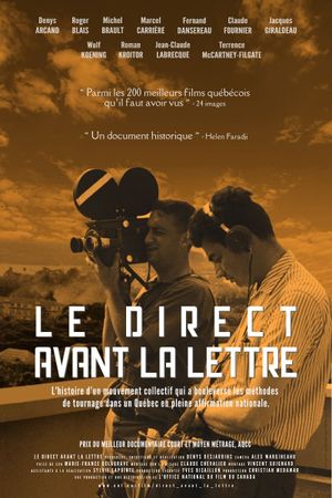 Le direct avant la lettre's poster