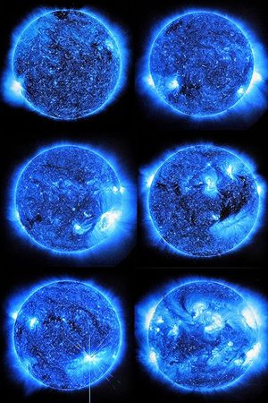 Watching the Sun at Midnight SDO/NASA (Blue)'s poster
