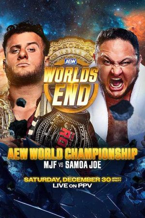 AEW Worlds End's poster