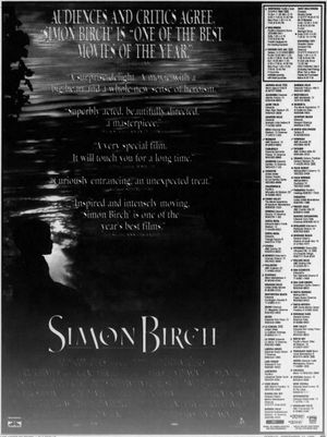 Simon Birch's poster