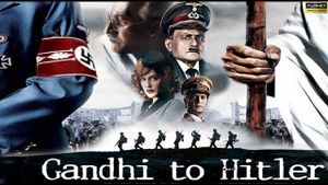 Gandhi to Hitler's poster
