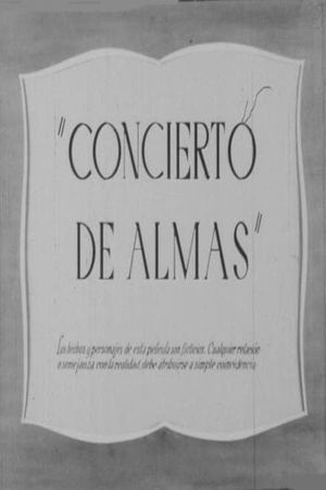 Concierto de almas's poster