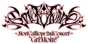 Mori Calliope 2nd Concert “GriMoire”'s poster