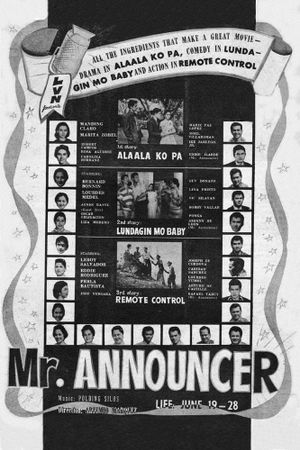 Mr. Announcer's poster