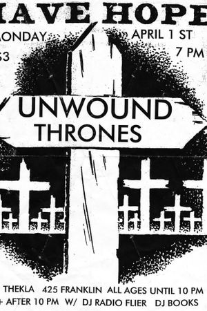 Unwound: Last Show in Thekla, Olympia, Washington 2002's poster