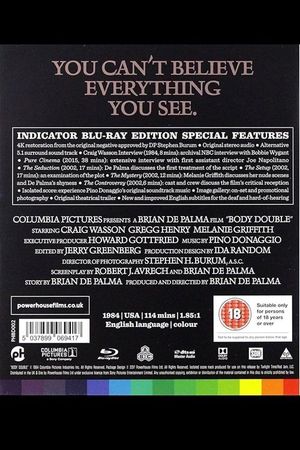 Pure Cinema: Joe Napolitano on Brian De Palma's Body Double's poster