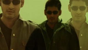 Athadu's poster