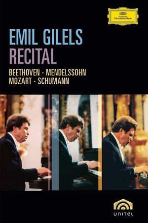 Emil Gilels Recital's poster