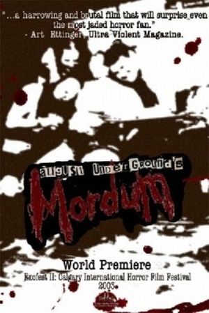 August Underground's Mordum's poster