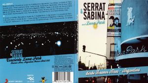 Serrat & Sabina en el Luna Park's poster