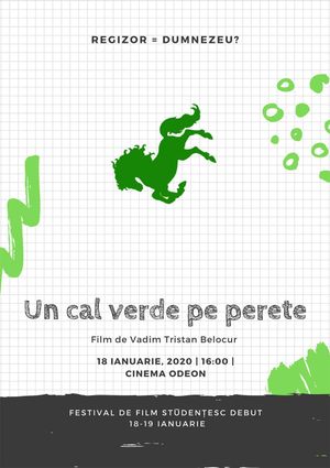 Un cal verde pe perete's poster