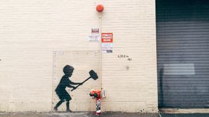 Banksy Does New York's poster