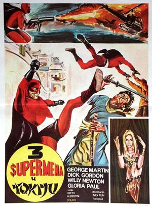 3 Supermen a Tokio's poster