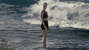 Young Woman and the Sea's poster