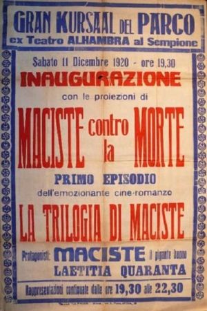 La trilogia di Maciste's poster