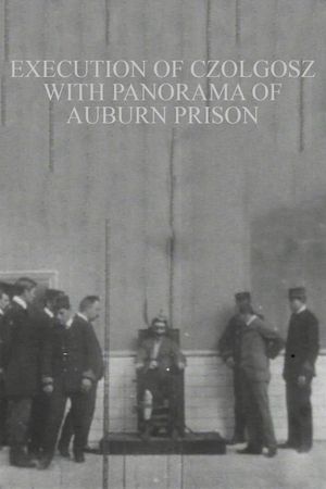 Execution of Czolgosz with Panorama of Auburn Prison's poster