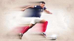 Mbappe's poster
