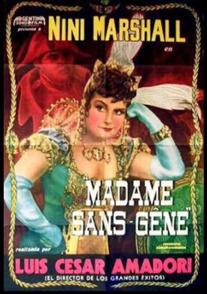 Madame Sans-Gêne's poster