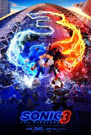 Sonic the Hedgehog 3's poster