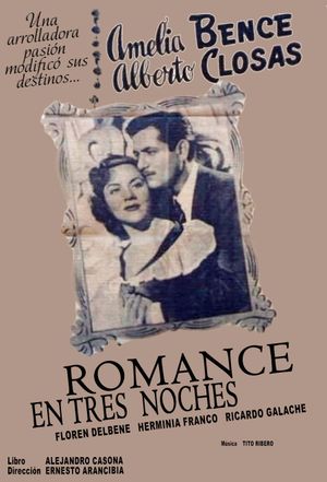 Romance en tres noches's poster