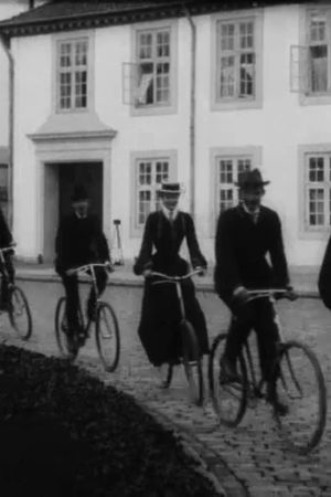 De kongelige paa cykler i Fredensborg slotsgaard's poster