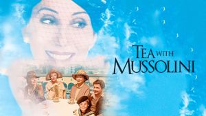 Tea with Mussolini's poster