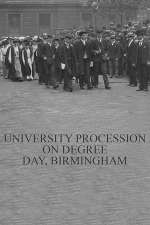 University Procession on Degree Day, Birmingham's poster