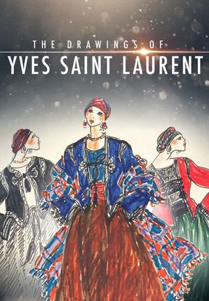 The Drawings of Yves Saint Laurent's poster