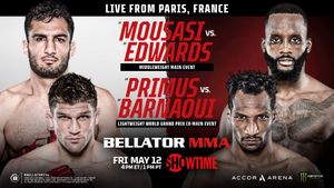 Bellator 296: Mousasi vs. Edwards's poster