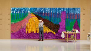 Exhibition on Screen: David Hockney at the Royal Academy of Arts's poster